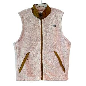 The North Face Pink and Brown Vest